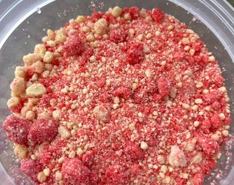 Receta de cobertura crujiente de fresa / Crumble de fresa viral / Receta para imprimir / Receta digital para hornear / Receta fácil de descargar
