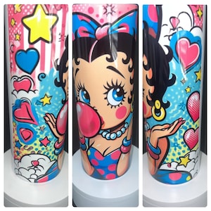 Betty boop stainless steel tumbler