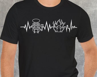 Heartbeat Kiln Pottery Shirt, Firing Kiln shirt, Pottery gift, Ceramic Lover, Funny Pottery, Cute Pottery TShirt, Pottery Maker Gift