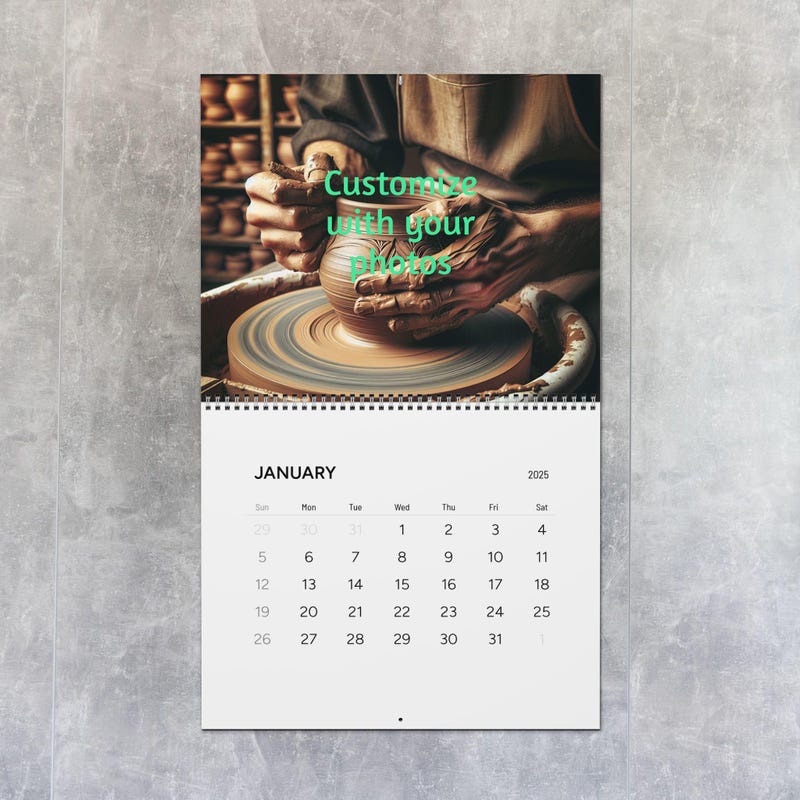 Custom Calendar 2025 Etsy 