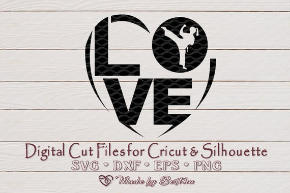 Download Love Karate Kick Girl Svg Etsy