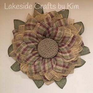 Rustic Sunflower wreath, farmhouse, farmhouse style, farmhouse wreath, neutral wreath, front door wreath, front porch wreath handmade gift