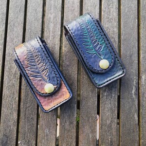 Bespoke leather leatherman pouch