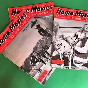 Home Filme & Cine Fotograf Magazin x 3 Vintage Januar 1958 August 1958 September 1958