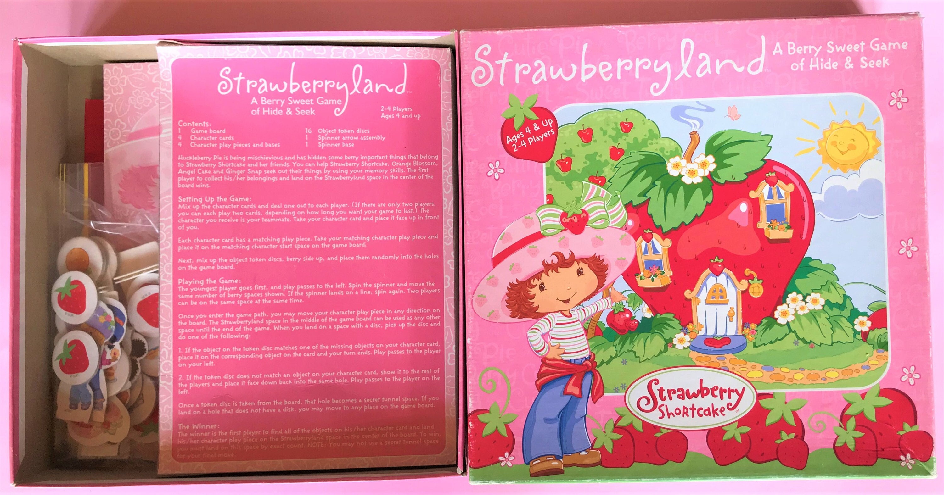 Strawberry Shortcake 2003 strawberryland A Berry Sweet Game - Etsy Strawberry Shortcake 2003 strawberryland A Berry Sweet Game - Etsy