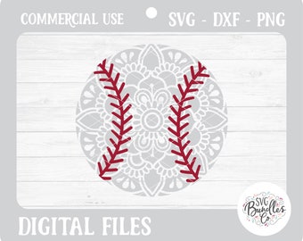 Download Baseball Mandala Svg Etsy