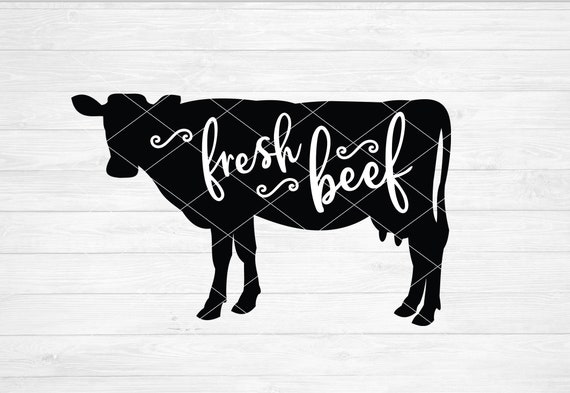 Download Instant Svg Dxf Png Fresh Beef Cow Farmhouse Svg Quote Etsy PSD Mockup Templates