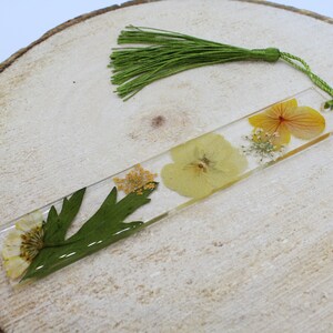 Floral Bookmark | Reading Placeholder | Resin Bookmark