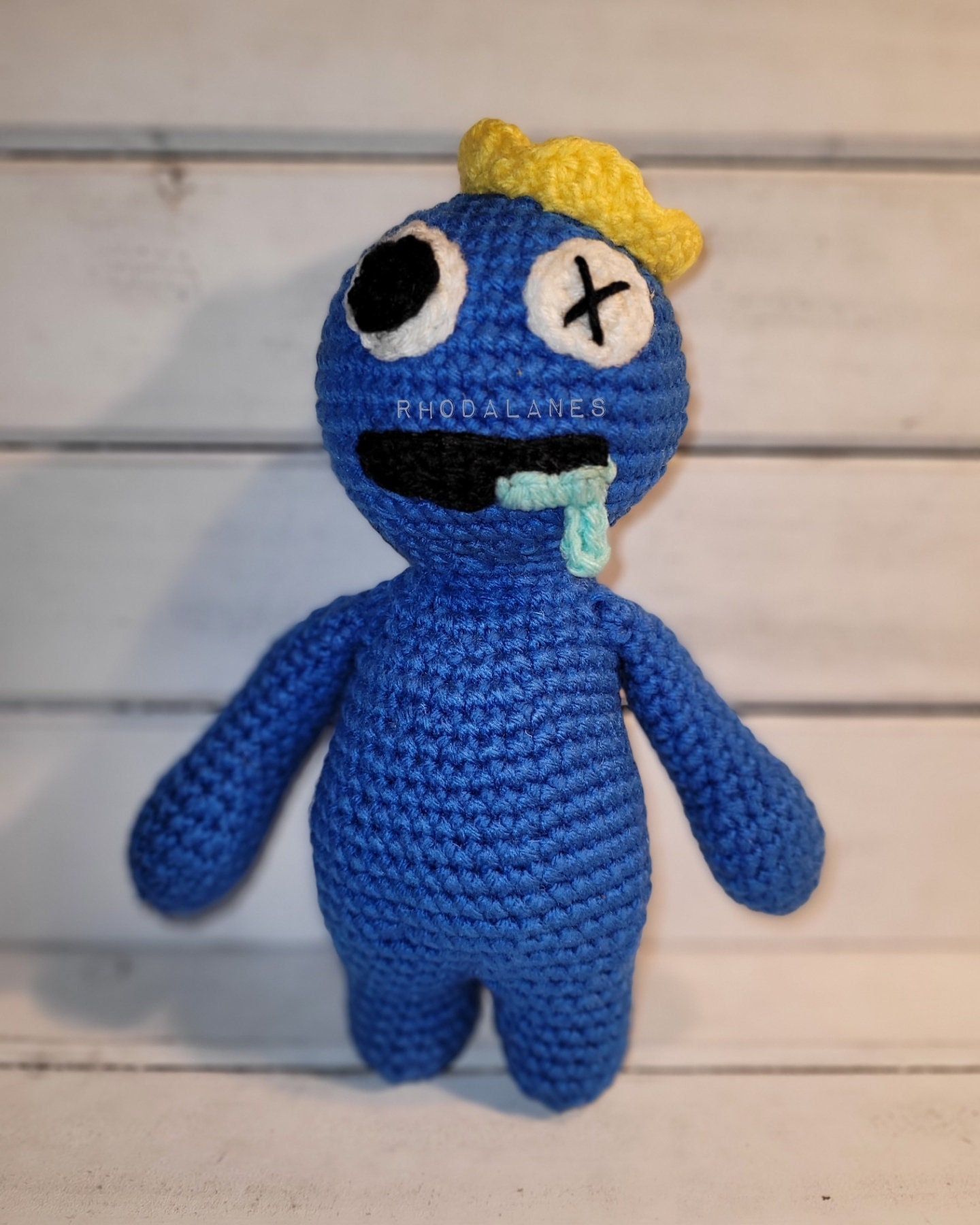 Rainbow Friends Blue PDF Pattern. DIY Roblox Monster Felt 