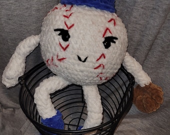 Crochet Softball Buddy, Amigurumi, PDF Pattern ONLY