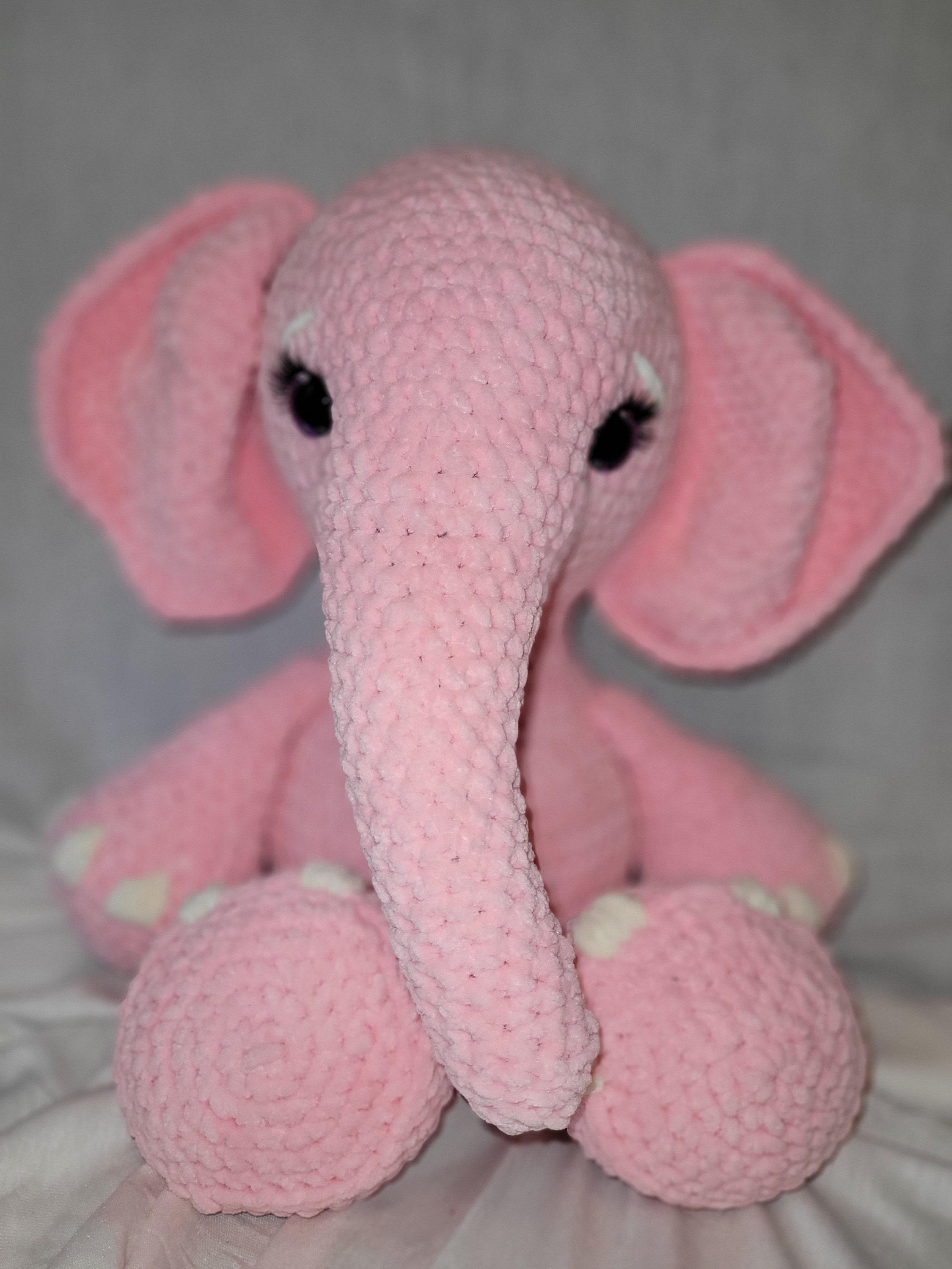 Crochet Jumbo Elephant Pattern PDF Amigurumi - Etsy