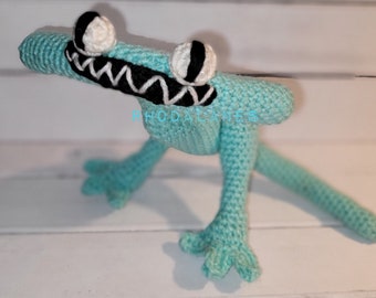 Crochet CYAN Rainbow Pal, Amigurumi, PDF Pattern Only, video game character