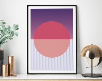 DUSK SUNSET / Abstract Giclée Fine Art Print