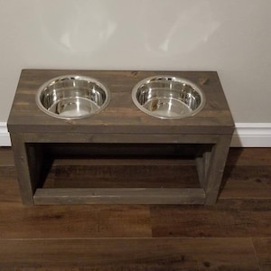 Raised Dog Feeder