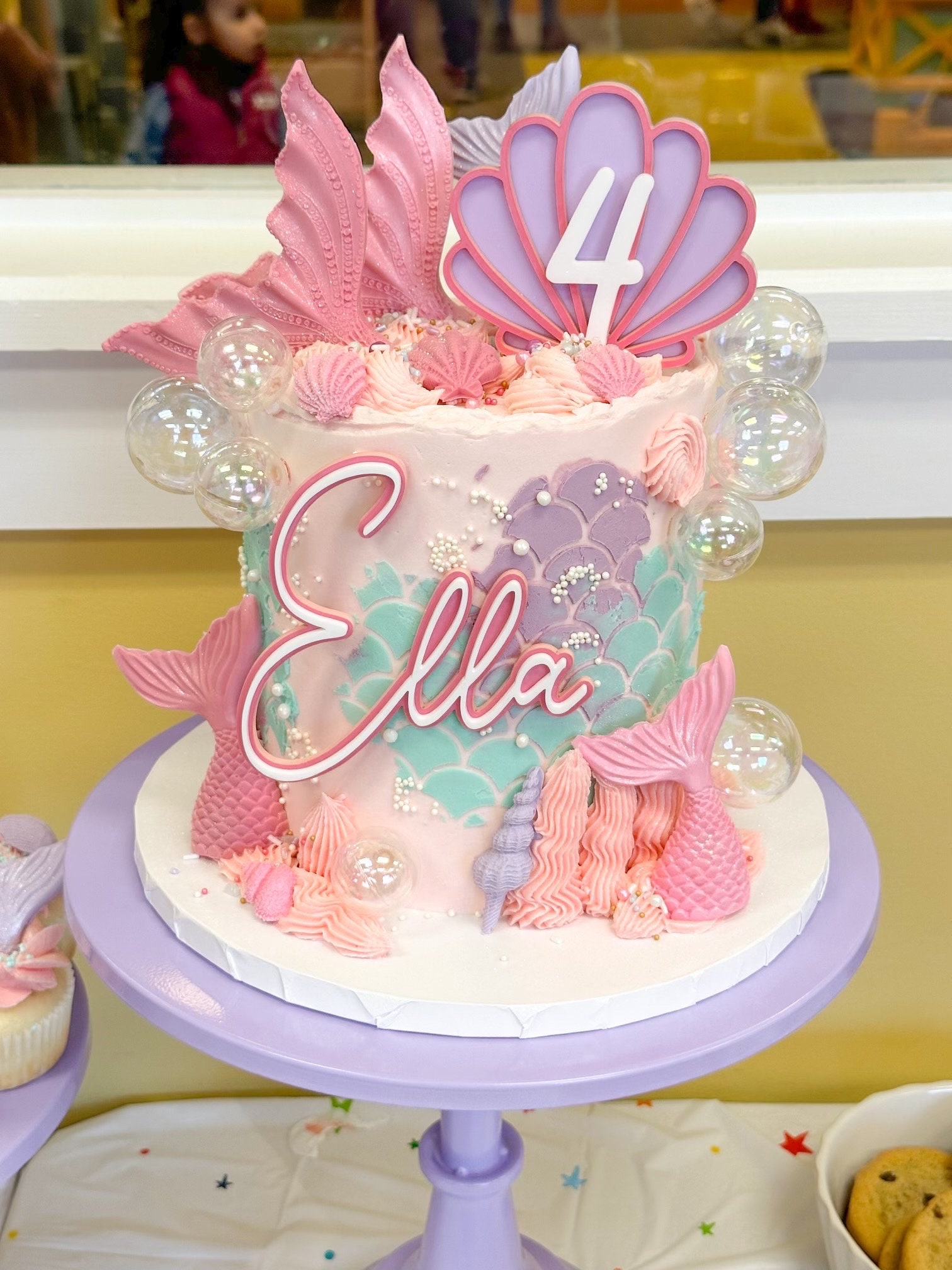 Barbie Mermaid Cake Topper Etsy
