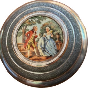 Vintage Wunderbar Music Box Romantic Courting Scene Cody Musical Creations New York