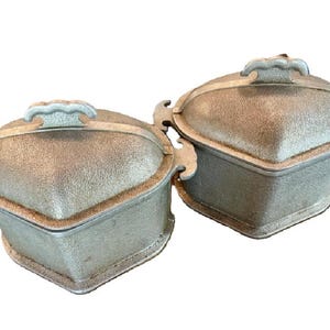 Vintage Guardian Service Roaster Set, Hammered Cast Aluminum Cookware, Mid Century Farmhouse Pots