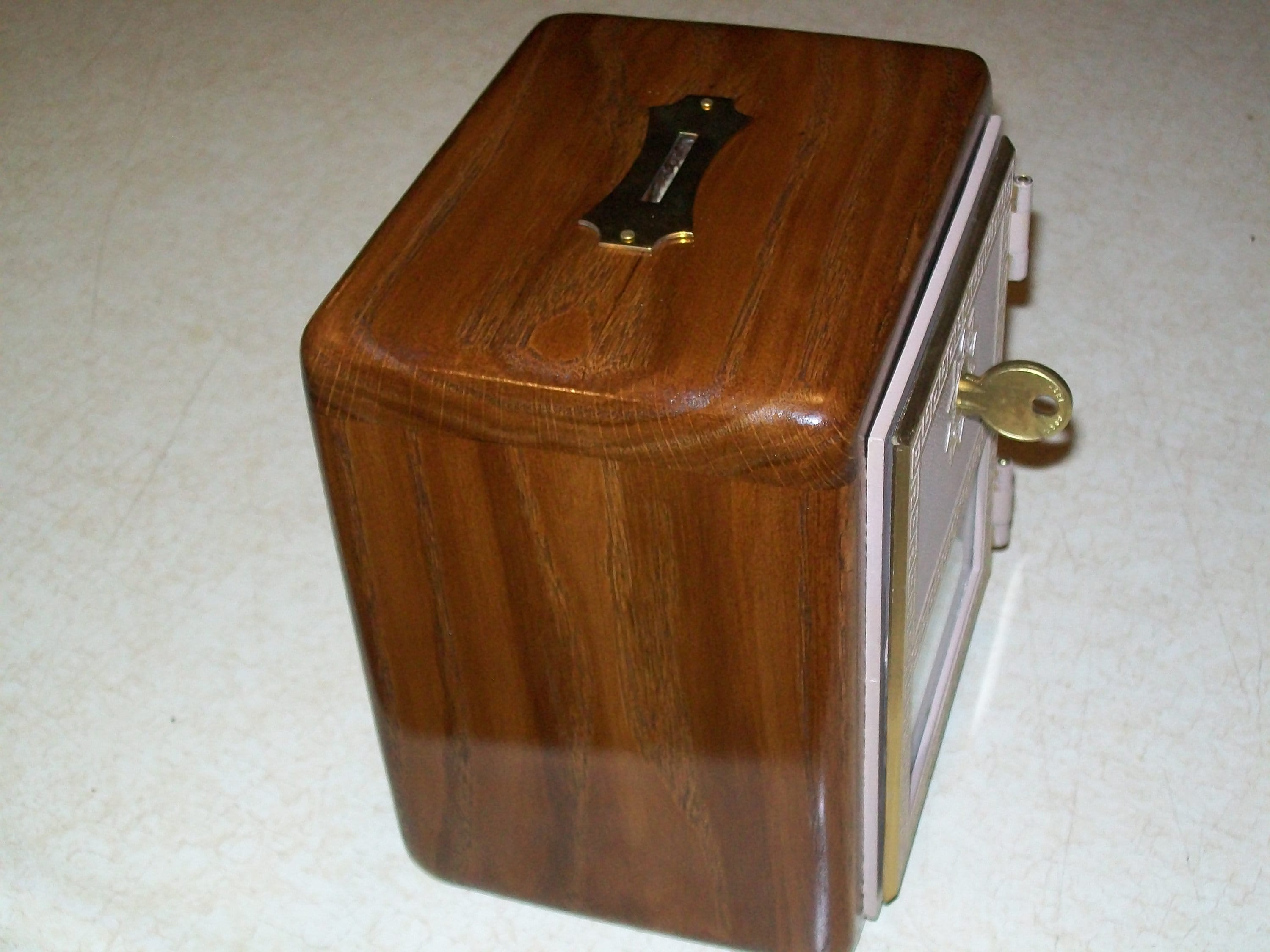 New White Oak Post Office Box Door Coin Bank - Etsy