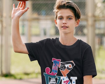 Philly Sports Youth T-Shirt: Eagles, Phillies, Flyers, Sixers