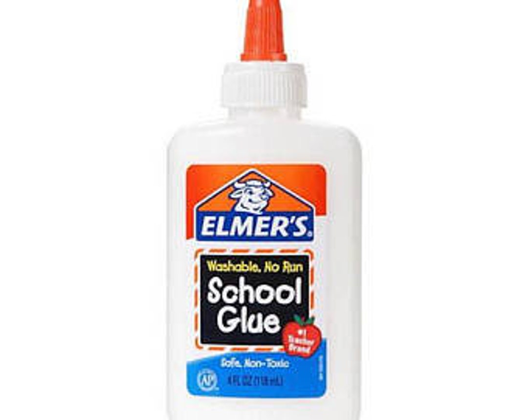 Elmer's White School Glue 4 Ounce Bottle DIY Slime Etsy