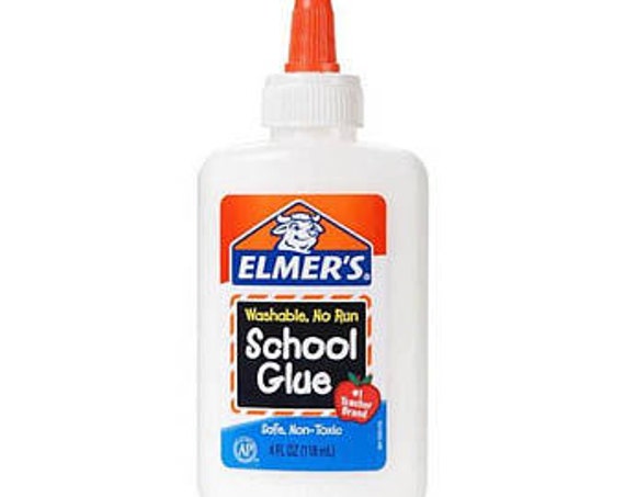 Elmer S White School Glue 4 Ounce Bottle Diy Slime Etsy