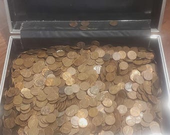 Copper Pennies by the Pound Memorial Cents (pre-1982) Large Mix of Dates. Choose by Type