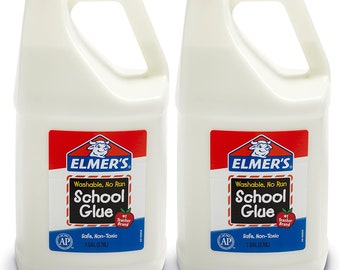 All Purpose Washable Liquid Glue, 1 Gallon Bottle Great for Making Slime 