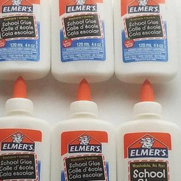 Elmer's White School Glue 4 ounce bottle - DIY Slime