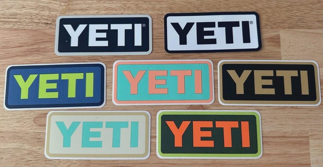 YETI Authentic Stickers Swag New Decals Your Choice of Colors - SHIPS ...
