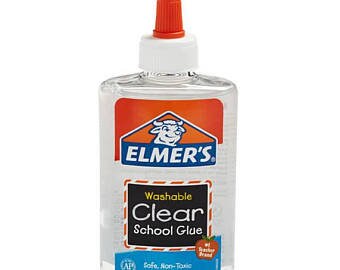 Natural White Elmer's Liquid Washable Glow in the Dark Glue, Washable  Adhesive, 5oz Homemade Slime, Paper Crafts, Art Work, School, Cards 