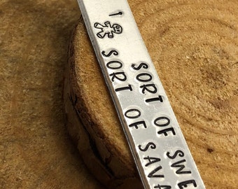 Sort of Sweet Sort of Savage Voo Doo Doll Key Chain