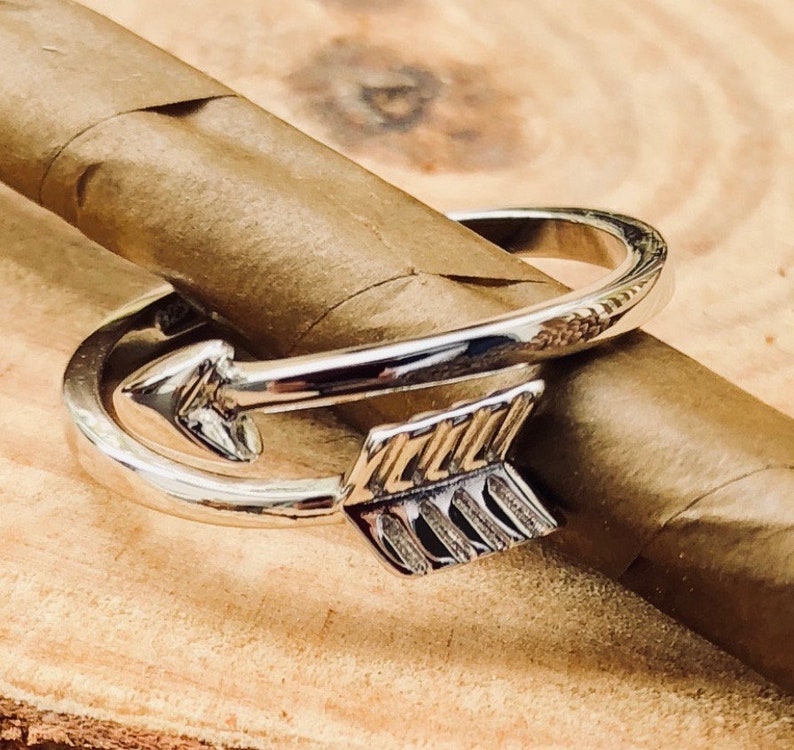 Arrow Ring Sterling Silver Rose Gold and Gold