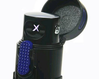 Industrial Waterproof Windproof Element Proof Dual Arc Plasma Lighter kit | Outdoor and Indoor | Flameless Camping Skiing Biking - Blue