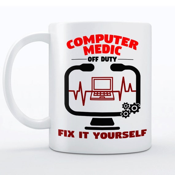 Computer Tech Mug Computer Geek Gifts IT Department Coffee | Etsy