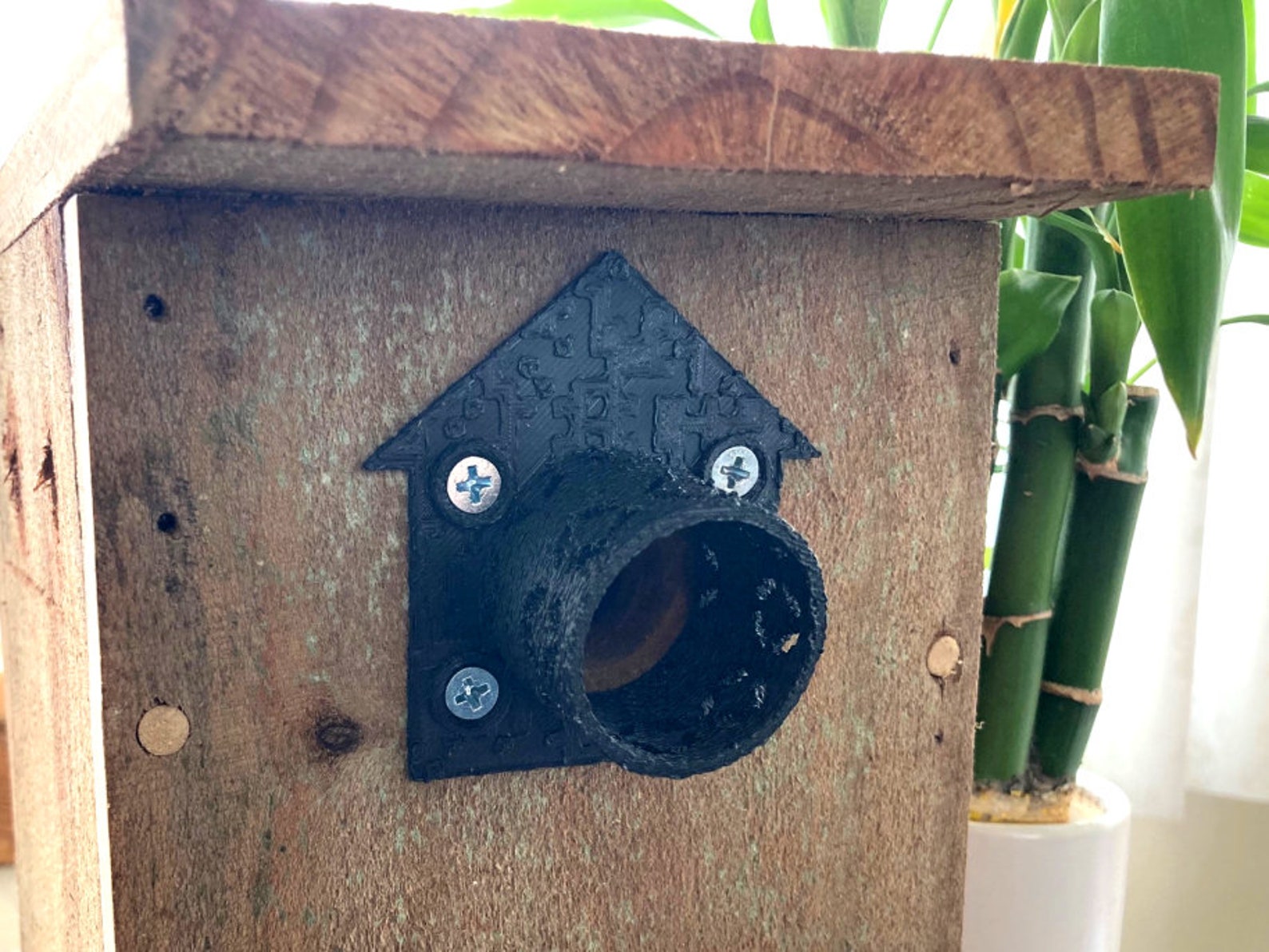 Perforated Birdhouse Predator Guard 11/8 Chickadees / Etsy
