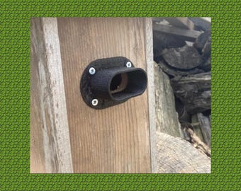 NEW DESIGN - Oval Predator Guard Tree Swallow  1-1/8" x 2-1/4"