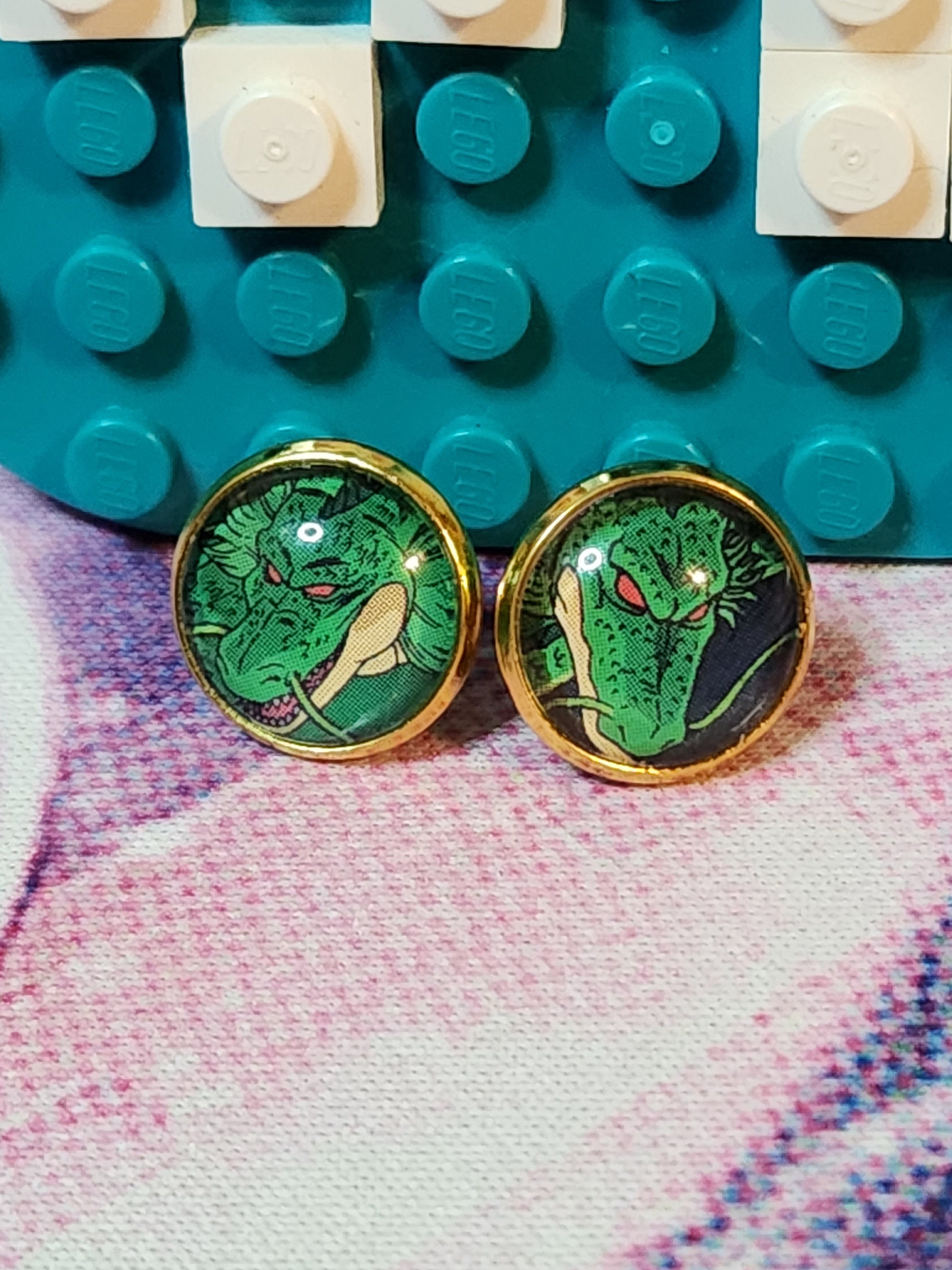 POTARA EARRINGS DRAGON BALL  Brincos masculinos, Acessórios steampunk,  Acessórios divertidos