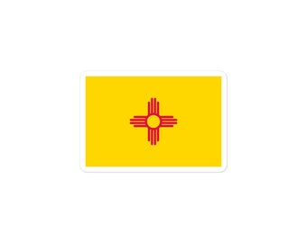 ニューメキシコ州ジア州旗ステッカー