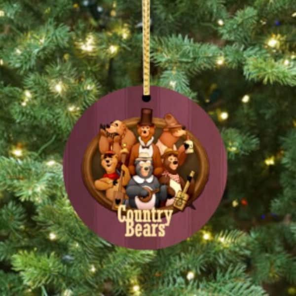 Country Bear Jamboree - Disney Ceramic Christmas Ornament