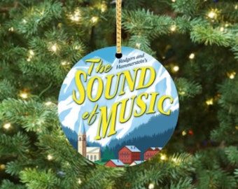 Sound of Music - Broadway Ceramic Christmas Ornament
