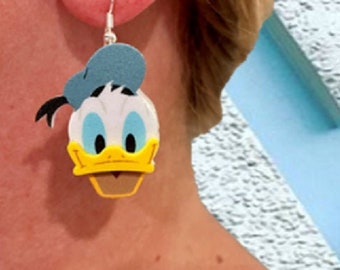 Disney Donald Duck Foam Earrings - Lightweight