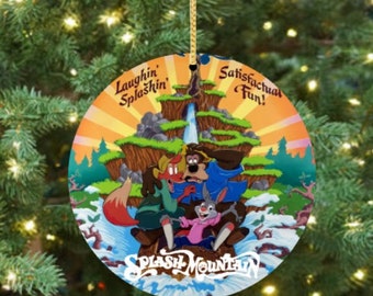 Splash Mountain Ornament Disney Ornament Holiday Ornament Christmas