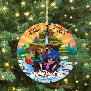 Splash Mountain - Disney Ceramic Christmas Ornament