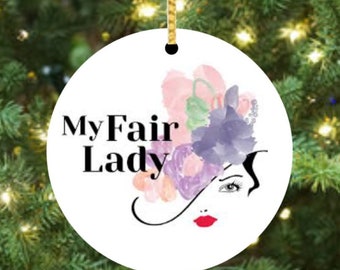 My Fair Lady - Broadway Ceramic Christmas Ornament