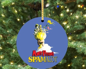 Spamalot - Broadway Ceramic Christmas Ornament