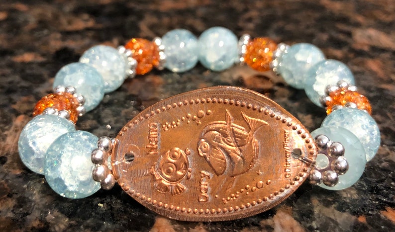 Disney Finding Nemo Themed Pressed Penny Bracelet