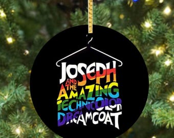 Joseph & the Amazing Technicolor Dreamcoat - Broadway Ceramic Christmas Ornament