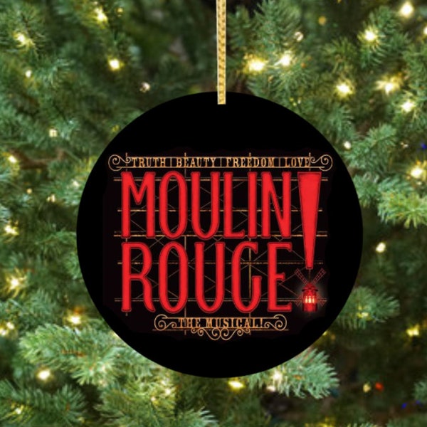 Moulin Rouge - Broadway Ceramic Christmas Ornament