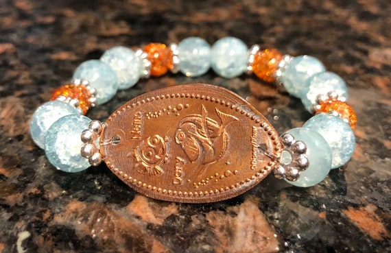 Disney Finding Nemo Themed Pressed Penny Bracelet