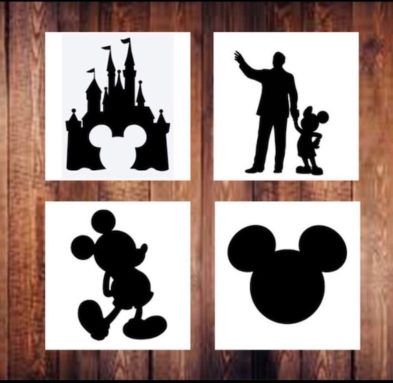 Disney Inspired Ceramic Tile Coasters Etsy